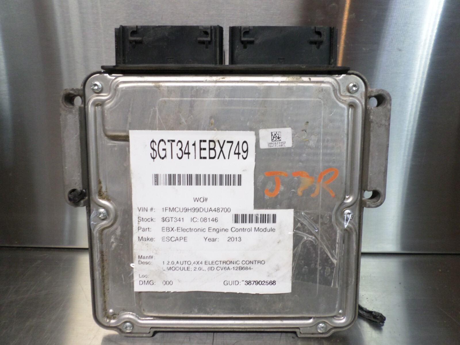 13-16 Ford Escape 1.6L & 2.0L Engine Control Module ECU ECM DJ5A-12A650-GJ OE *J