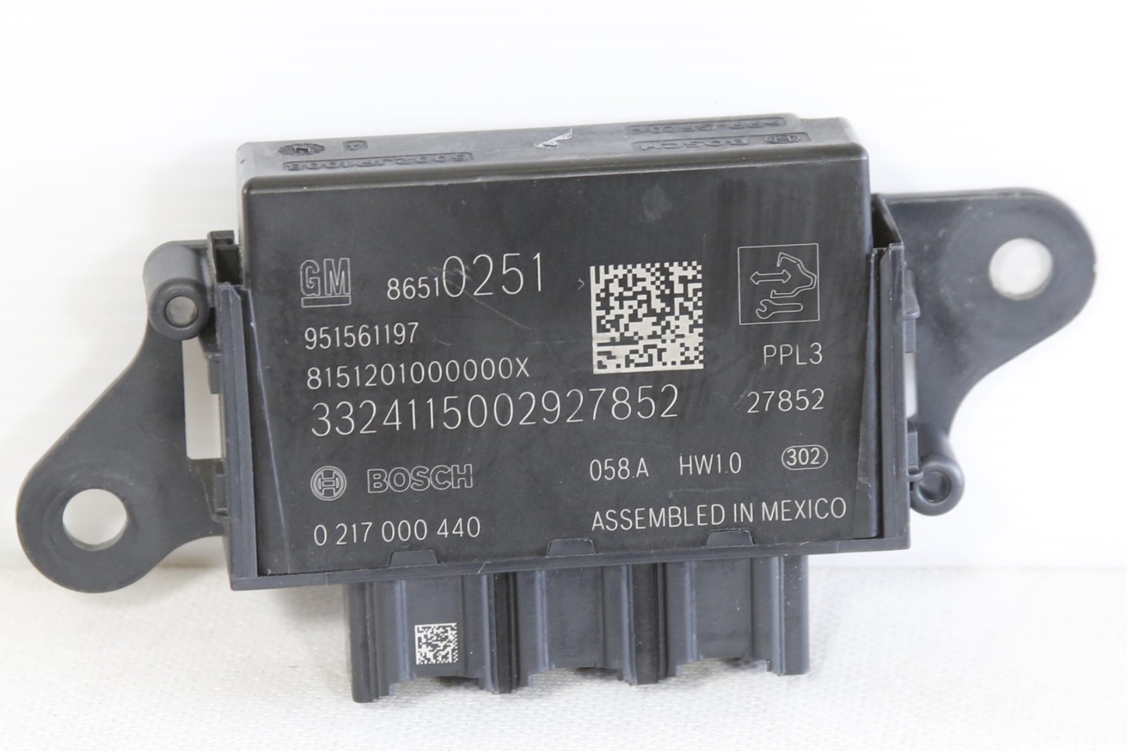 GM GENUINE OEM PARK ASSIST CONTROL MODULE 85131832 GM VEHICLE PARKING AID