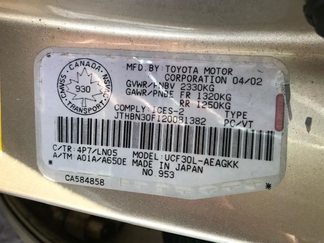 Chassis ECM Multiplex Network Door Rear 5 Speed Fits 02-04 LEXUS LS430 98249