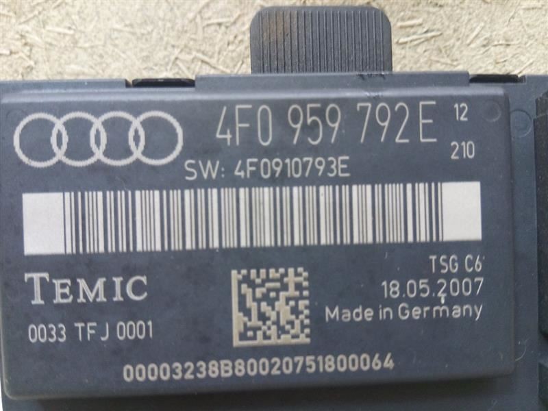 Passenger Right Door Module 4F0959792E Fits 2005 2006 2007 2008 AUDI A6 B126
