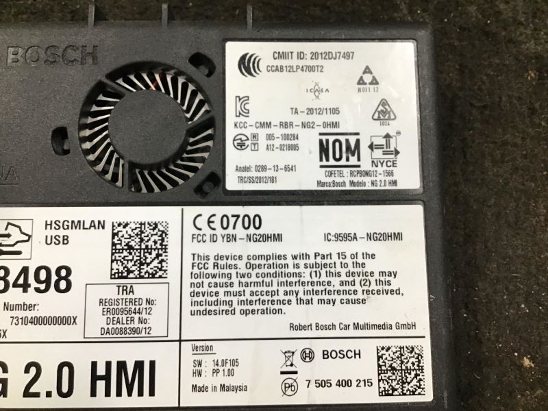 Chassis ECM Information-gps-tv Multimedia Player Fits 14-15 REGAL 433033