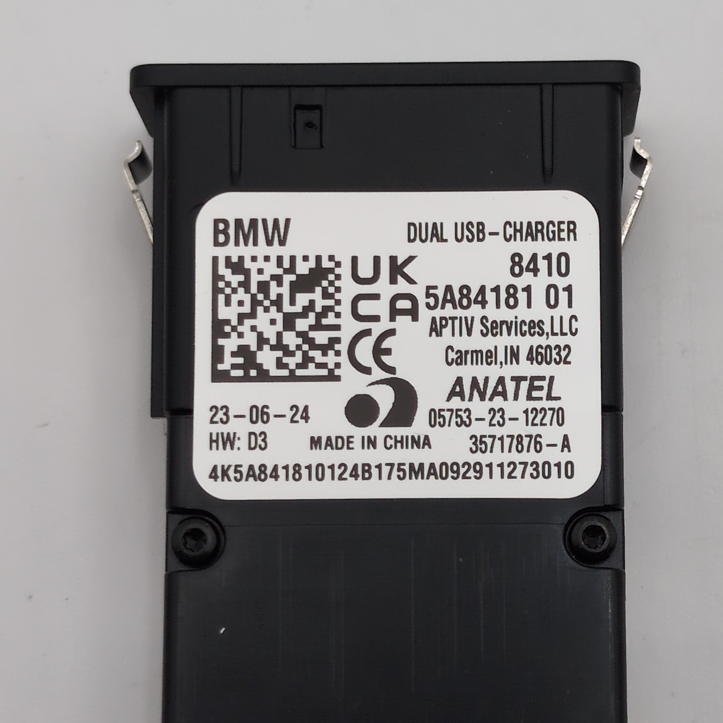 Bmw F70 F74 U06 X1 U11 X2 U10 Mini U25 F65 F66 USB Charger Socket Port Dual