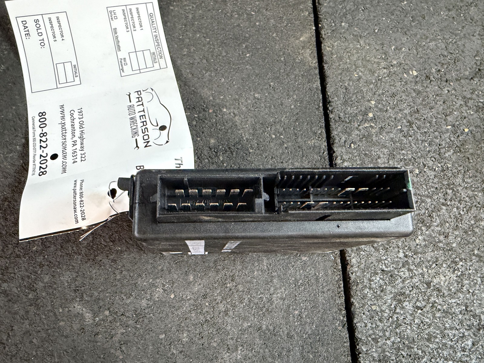 05-08 Chrysler Crossfire Convertible Roof Top Module Computer ID 1938200326