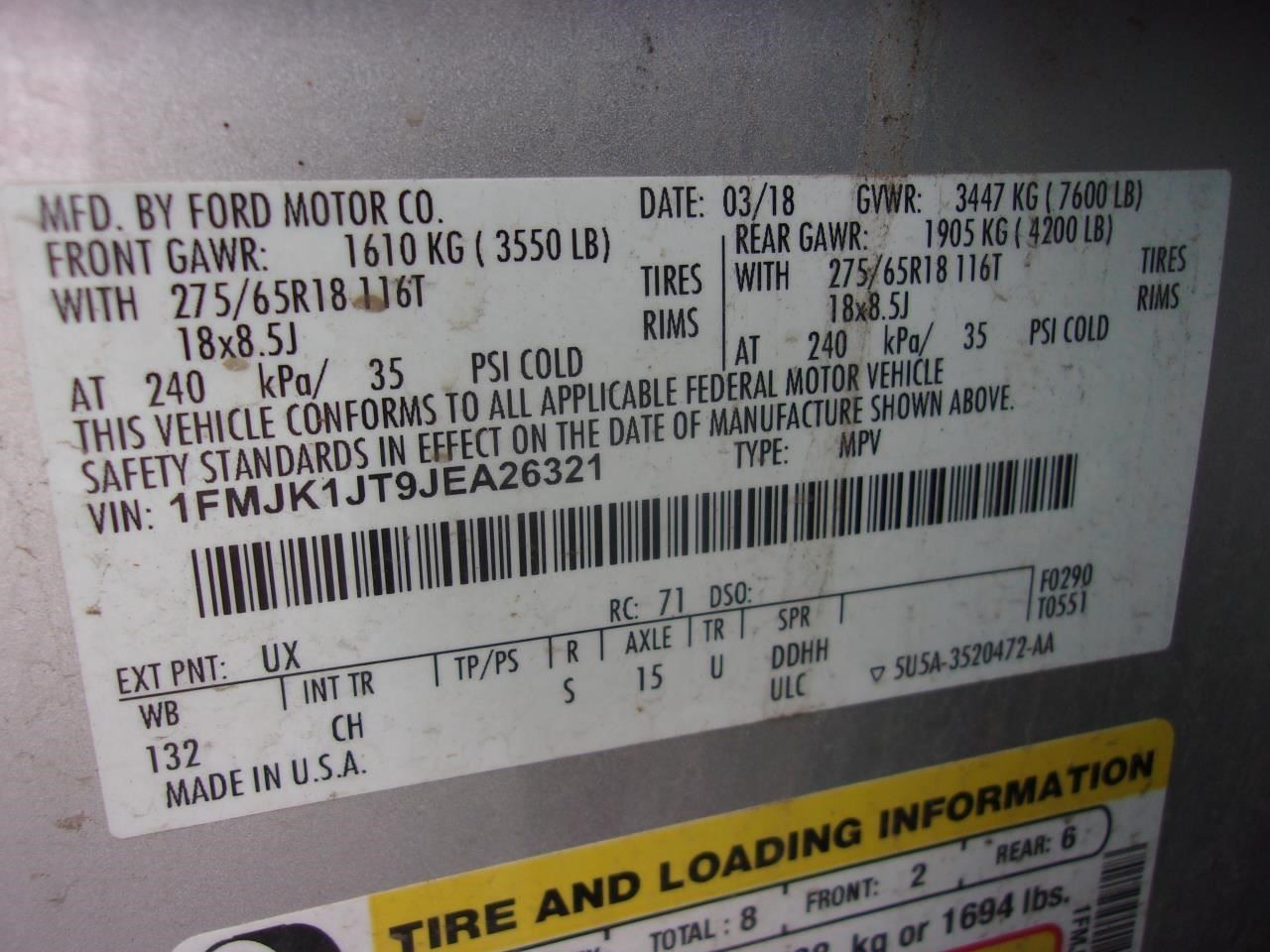 Chassis ECM Body Control BCM Fits 18-21 EXPEDITION 32231860