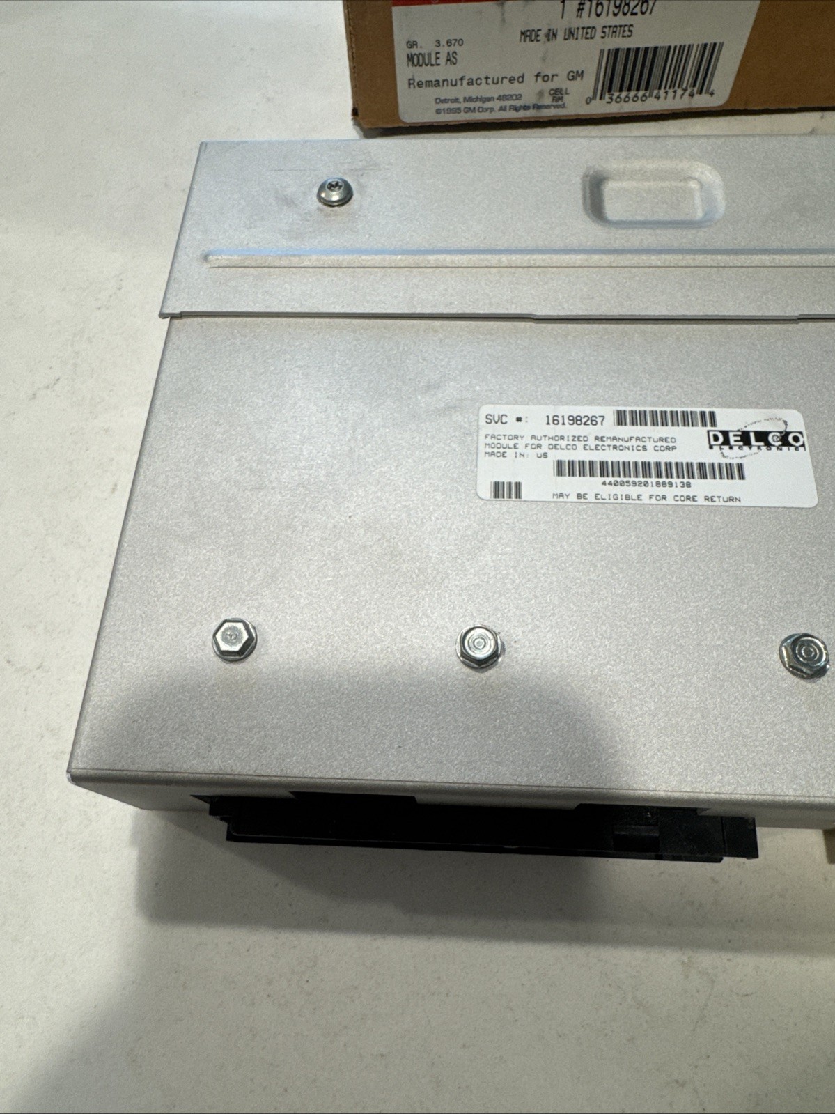 New GM 16198267/88999200 Engine Control Module ECM 1990-91 Corsica Beretta 2.3L