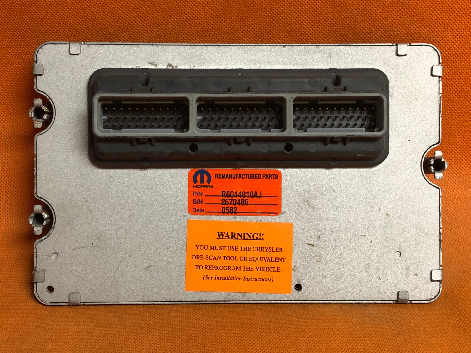 MOPAR REFLASHED VIN PLUG & PLAY 02 GRAND CHEROKEE 4.7 ECM ECU PCM R6044810AJ