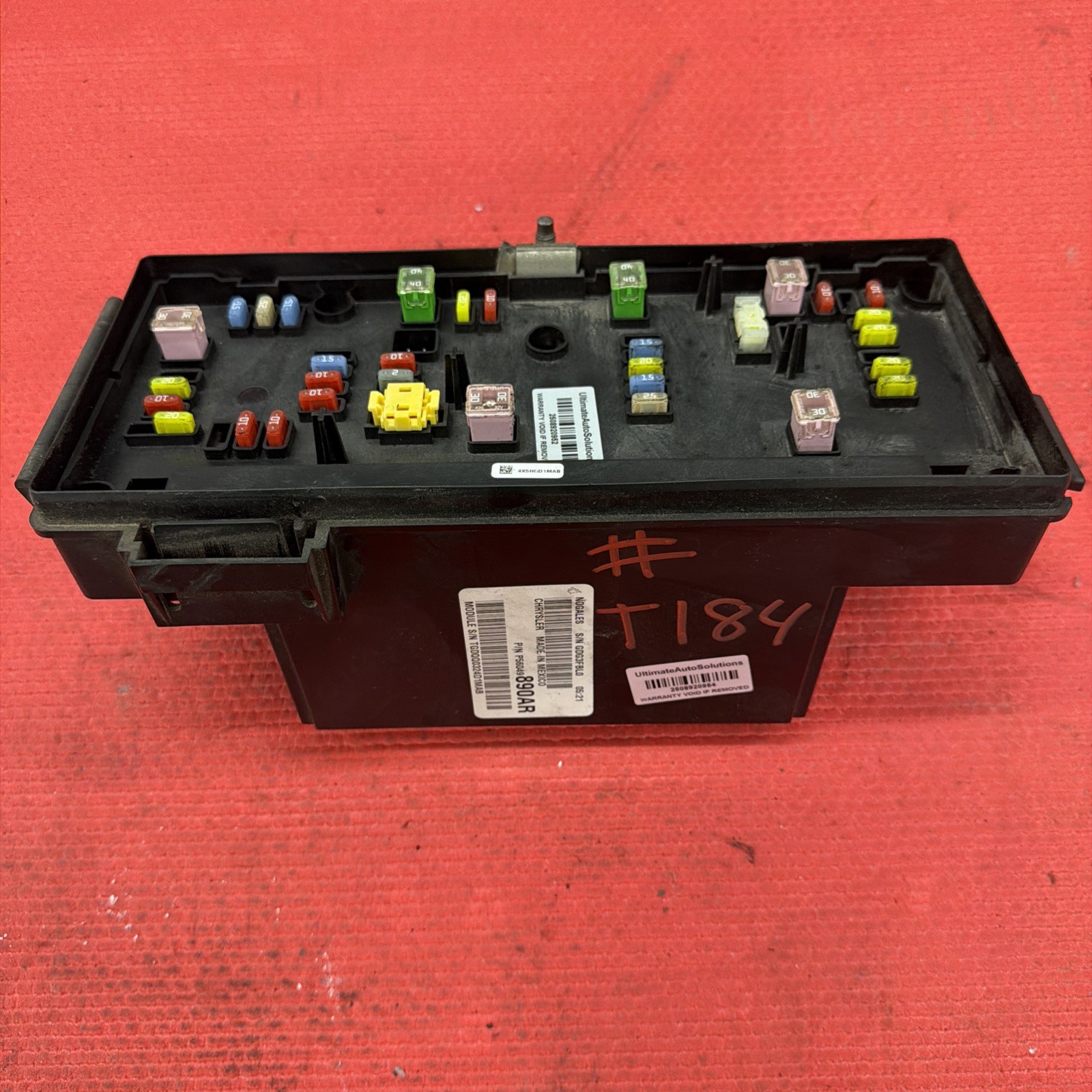 06 RAM 5.9L DIESEL 4X2 TIPM TOTALLY INTEGRATED POWER MODULE 56049890AR # T184
