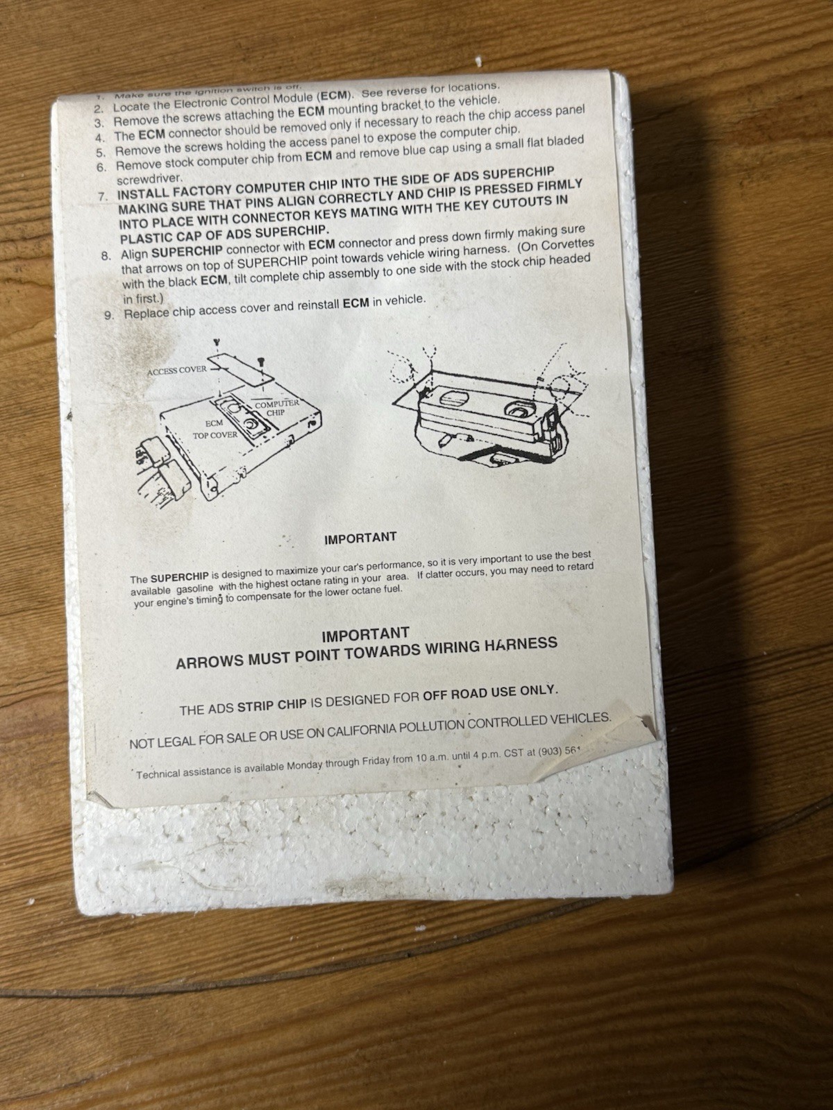 ADS Superchip 1993 Chevy Truck Chevrolet TBI Super Chip 50 state legal