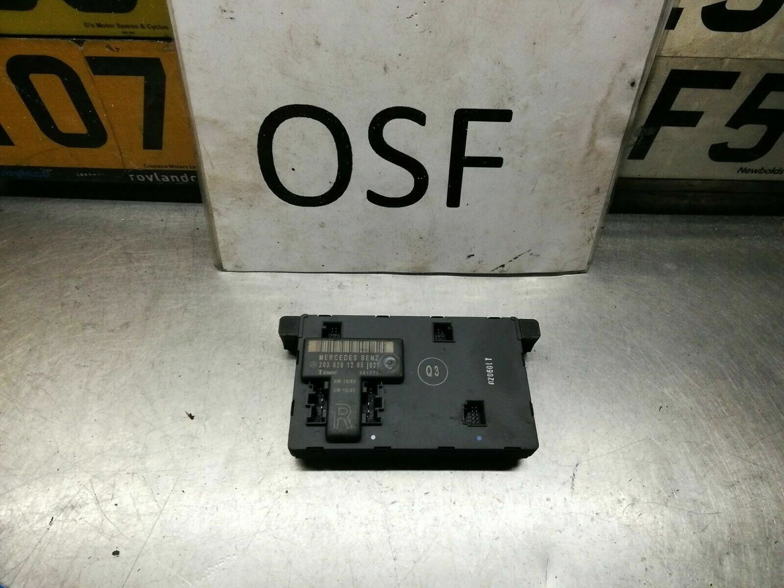 MERCEDES C220 W203 2148CC 2003 OSF DOOR MODULE 2038201285