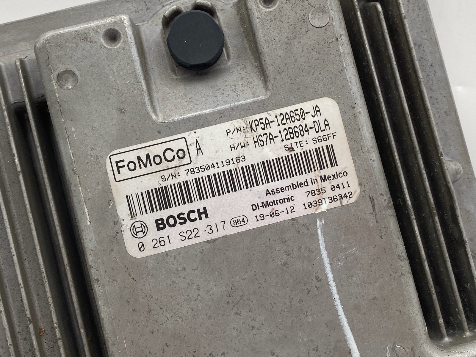 2017-2019 Ford Fusion Engine Computer Control Module ECU ECM PCM KP5A-12A650-JA
