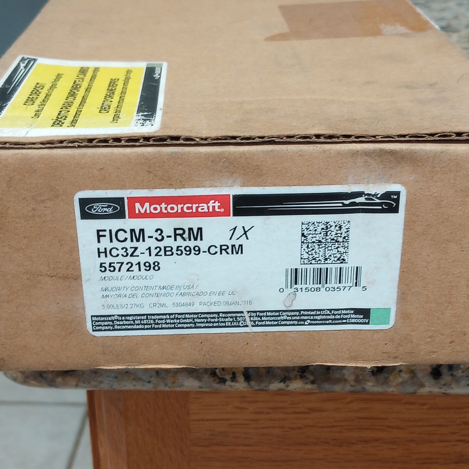 NOS Ford OEM 6.0 FICM -3-RM HC3Z-12B599-CRM
