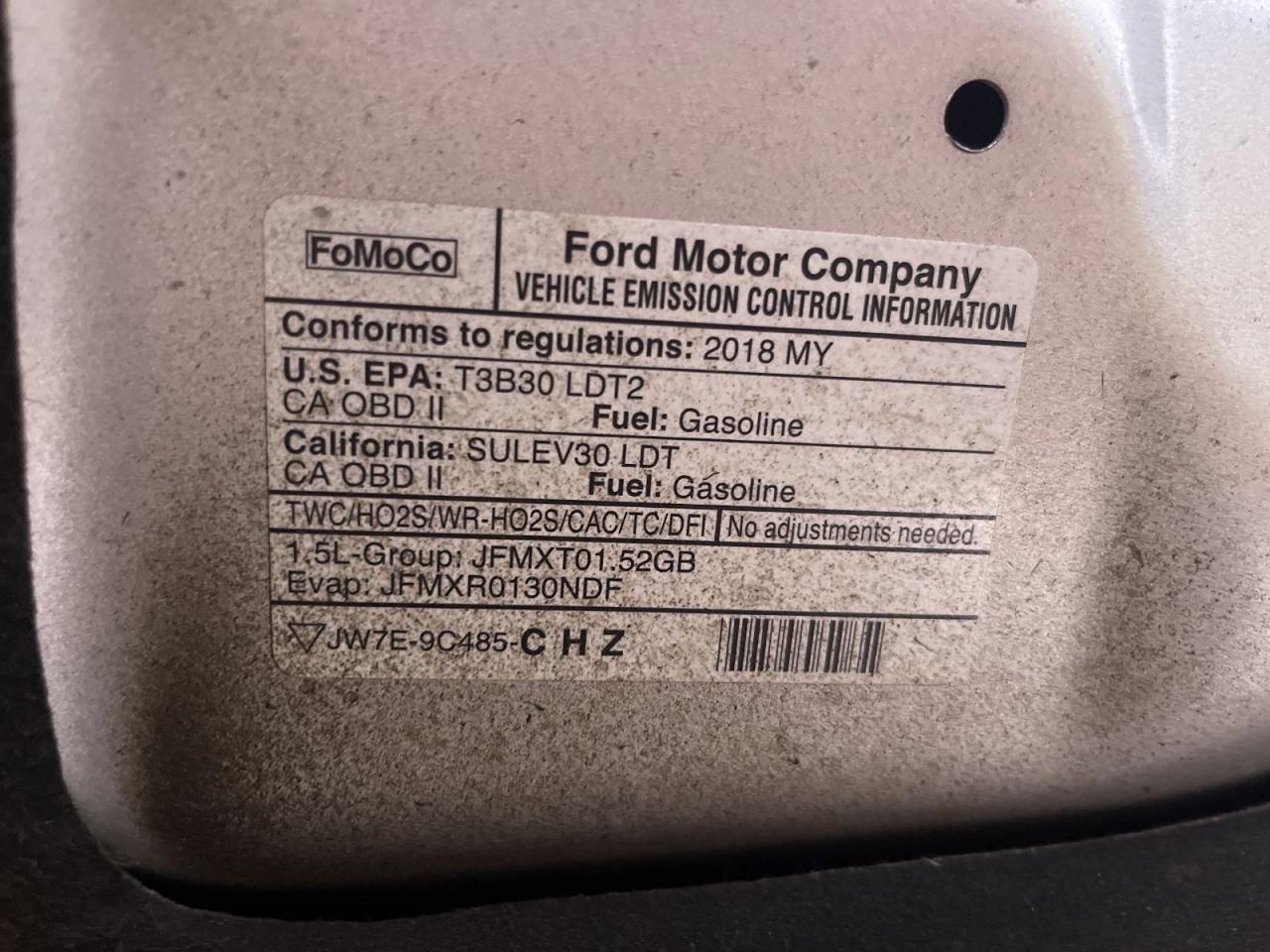 ECM Engine Electronic Control Module 1.5L Fits 17-19 ESCAPE 1006692