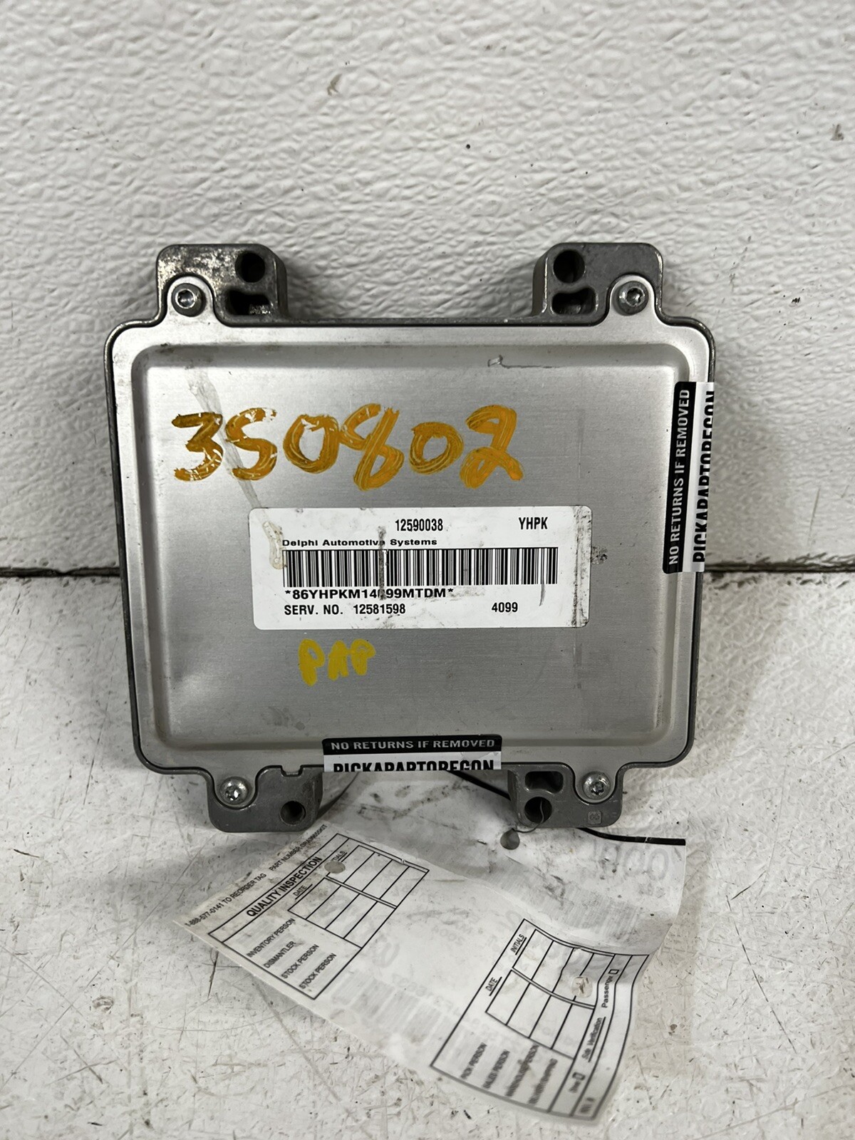 2004 Chevrolet Malibu VIN Z 4th digit new style 3.5L ECU ECM PCU PCM processor
