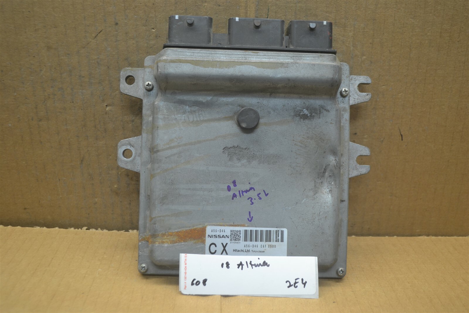 2008 Nissan Altima 3.5L Engine Control Unit ECU A56D46E6F Module 608-2E4
