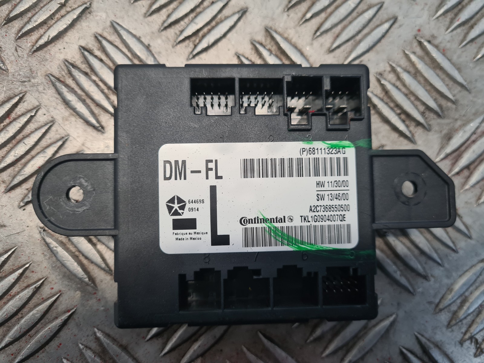 JEEP CHEROKEE KL 2014 FRONT PASSENG SIDE DOOR CONTROL MODULE 68111323AG #1L
