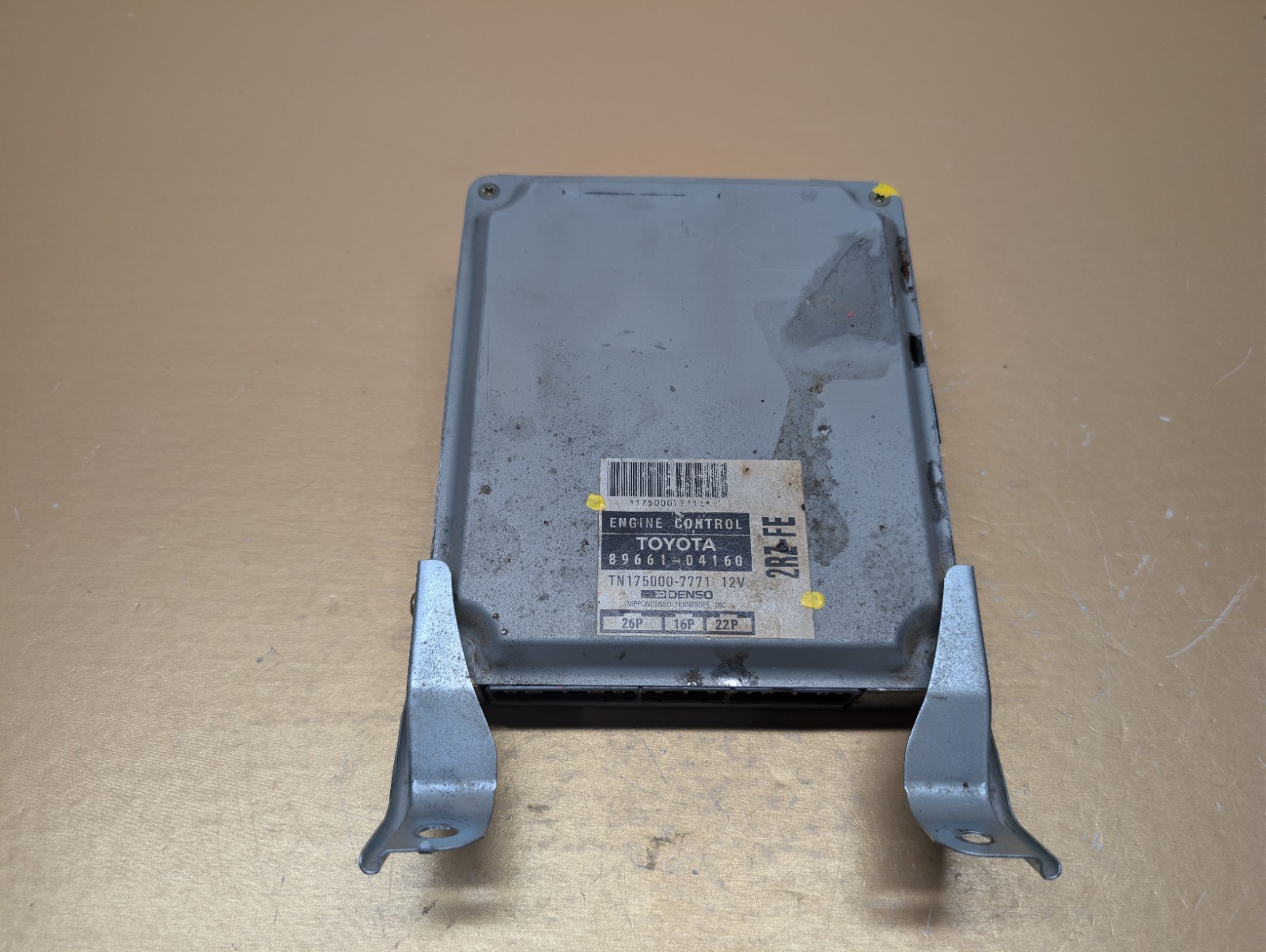 1995-96 Toyota Tacoma 2.4L A/T 4X2 ECU Engine Control Module 89661-04160 OEM#O2