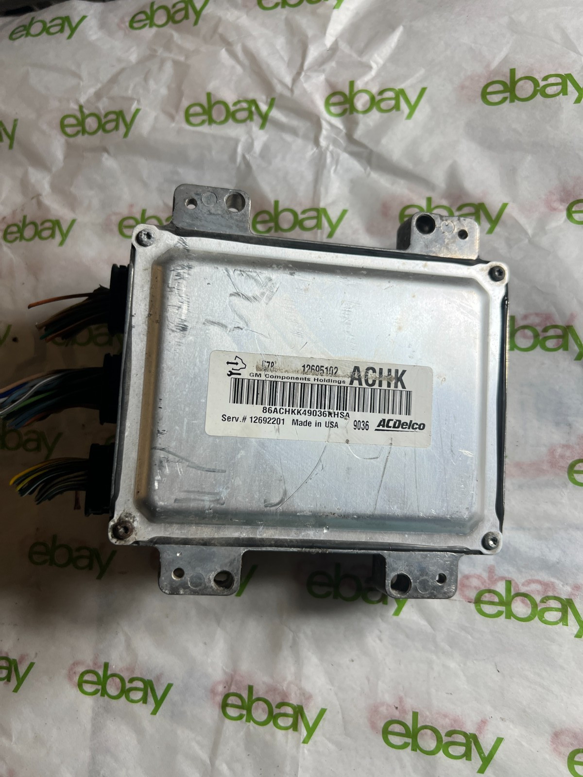 2019 GMC SIERRA 2500 ENGINE CONTROL MODULE 12695102 ACHK
