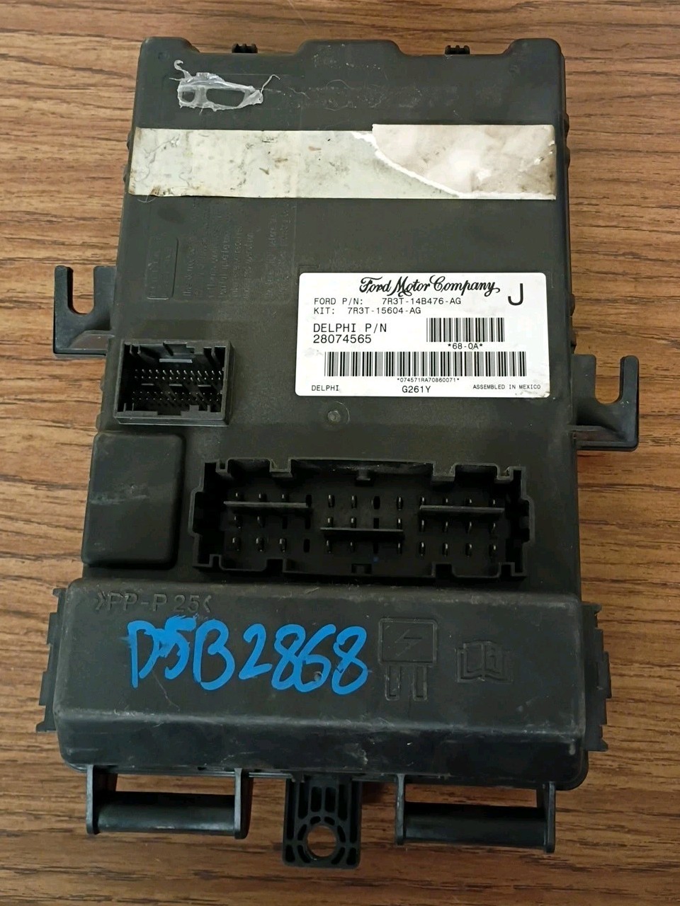 07-09 Ford Mustang BCM Body Control Module Computer Unit 7R3T-14B476-AG OEM