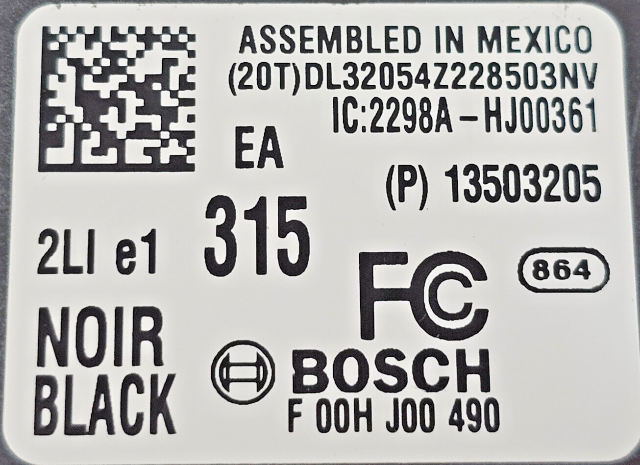 10-17 Chevrolet Equinox Keyless Entry Locking Receiver Control Module 13503205