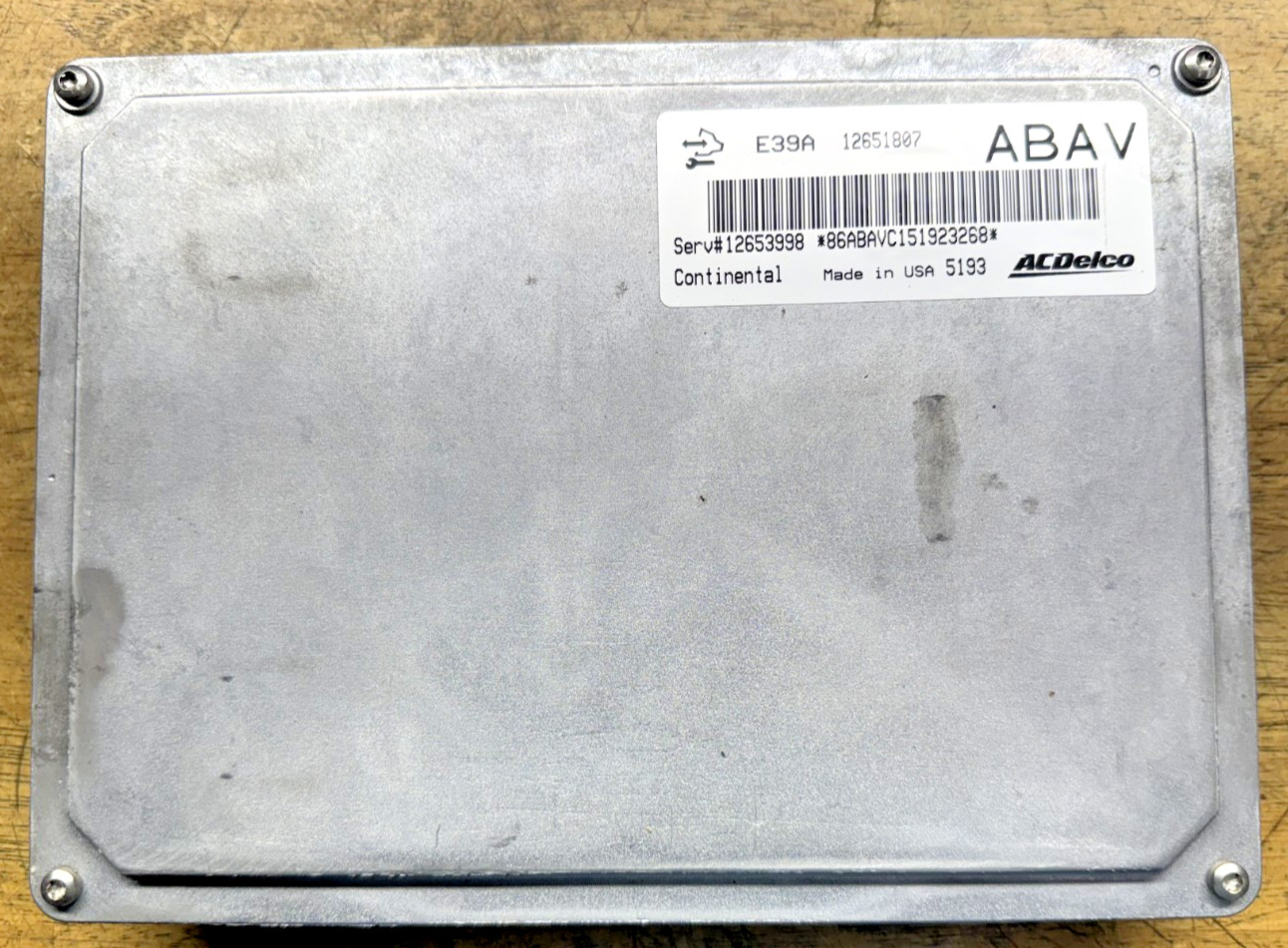 2013-19 GM ECM Verano Equinox CTS PCM Engine Computer Module ECU 12651807 ABAV