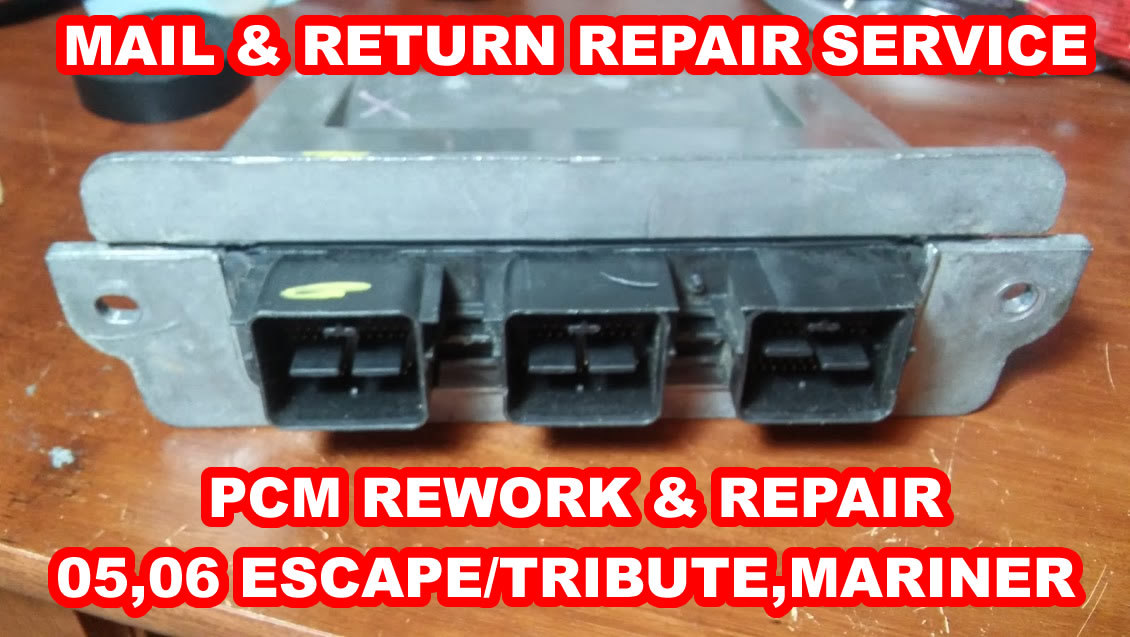 6L8A-12A650-XB – PCM-ECU-ECM mail-in REPAIR SERVICE 05-06 ESCAPE,TRIBUTE,MARINER