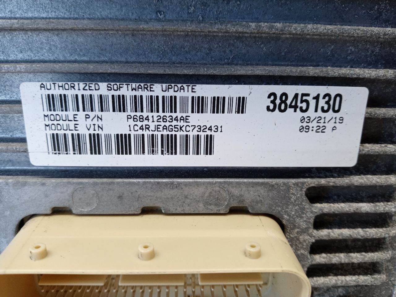 2019 Grand Cherokee OEM ECM Engine Control Module 3.6L RWD 50k Miles P68330924AA