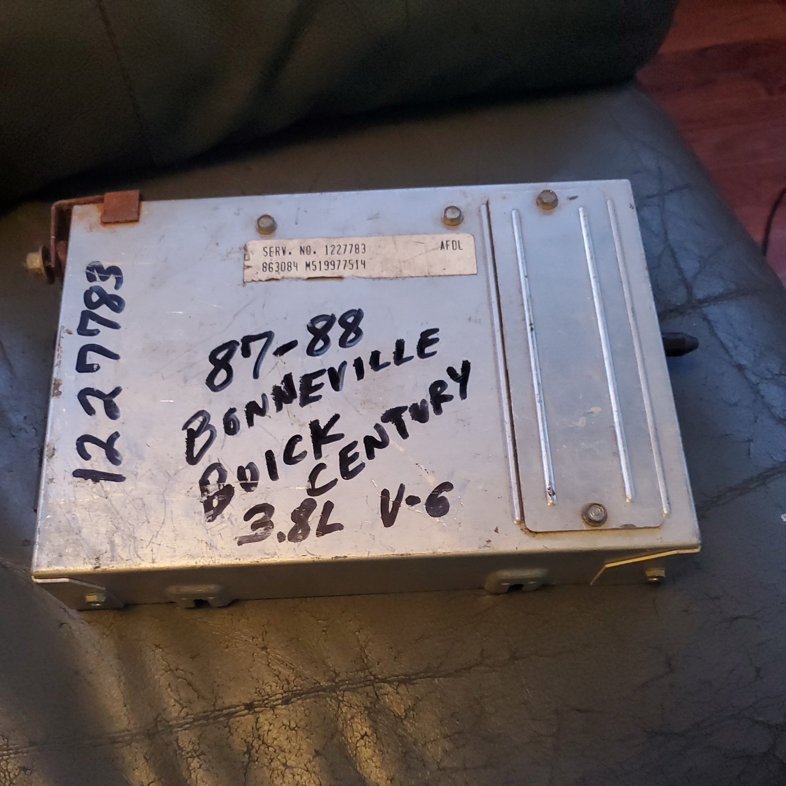 1227783 (AFDL) Riviera Bonneville Buick Century ECM 87-88 3.8 v6 ECU