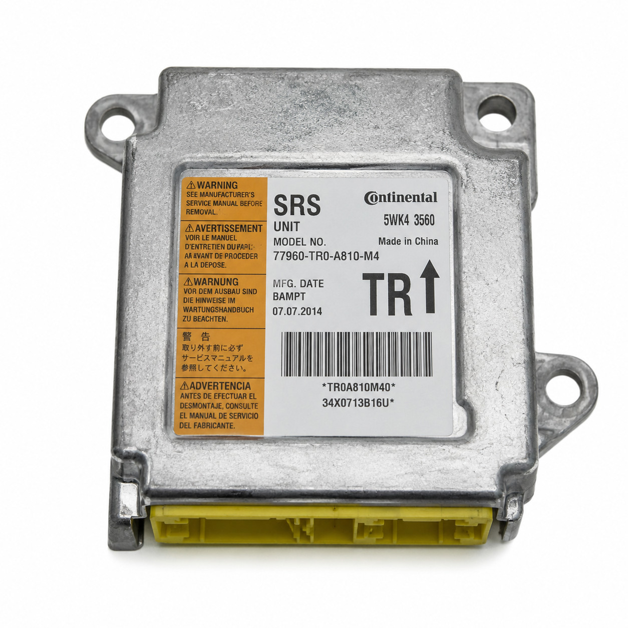 SRS Restraint Control Module Reset Service for Chevrolet Silverado 1500 13592880