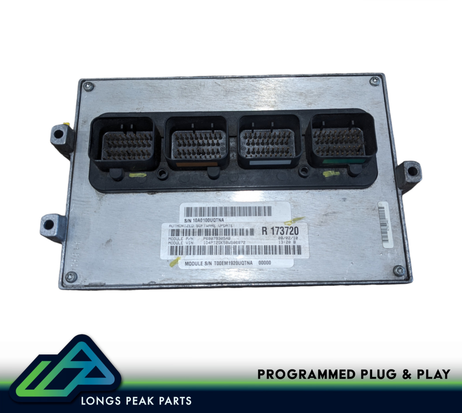 2011 Dodge Nitro Liberty 3.7 VIN PROGRAMMED ECU Engine Control Module 68079305AB