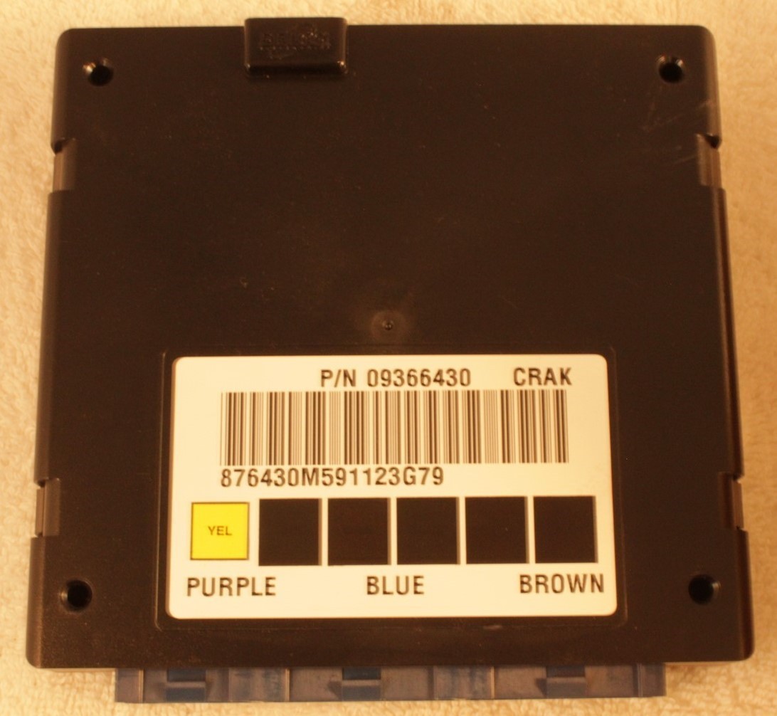 ACDELCO DELPHI AUTOMOTIVE SYSTEMS GMC BODY CONTROL MODULE 09366430