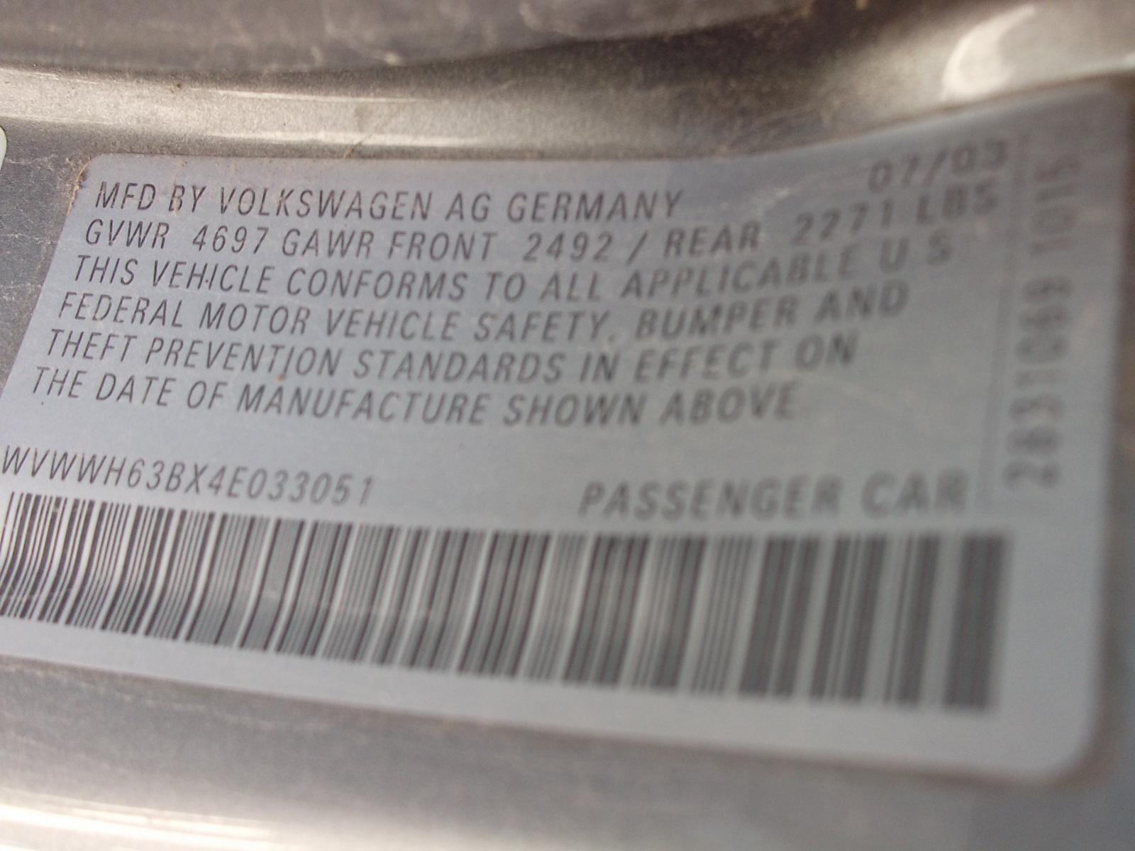 Used Engine Control Module (ECM) fits: 2004 Volkswagen Passat Electronic Control
