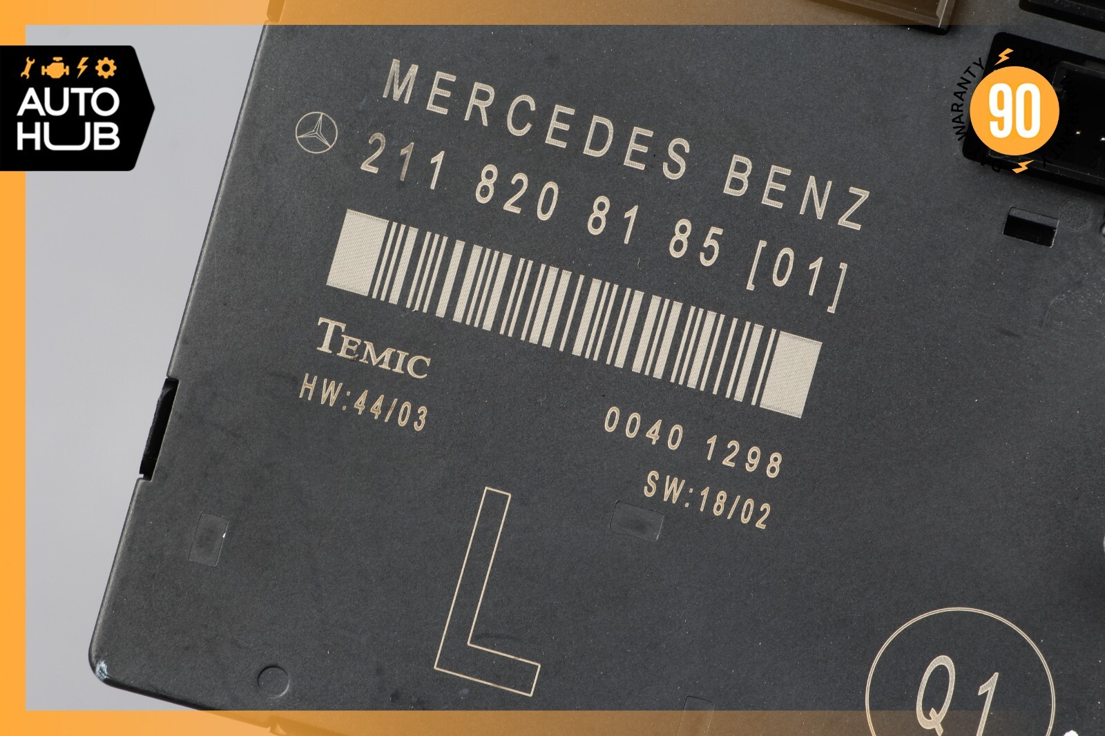 03-09 Mercedes W211 E55 E350 E550 Front Left Driver Side Door Control Module OEM