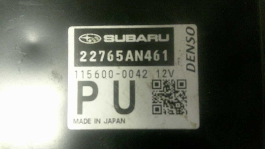 Engine ECM Electronic Control Module Fits 19-20 SUBARU FORESTER 22765AN461