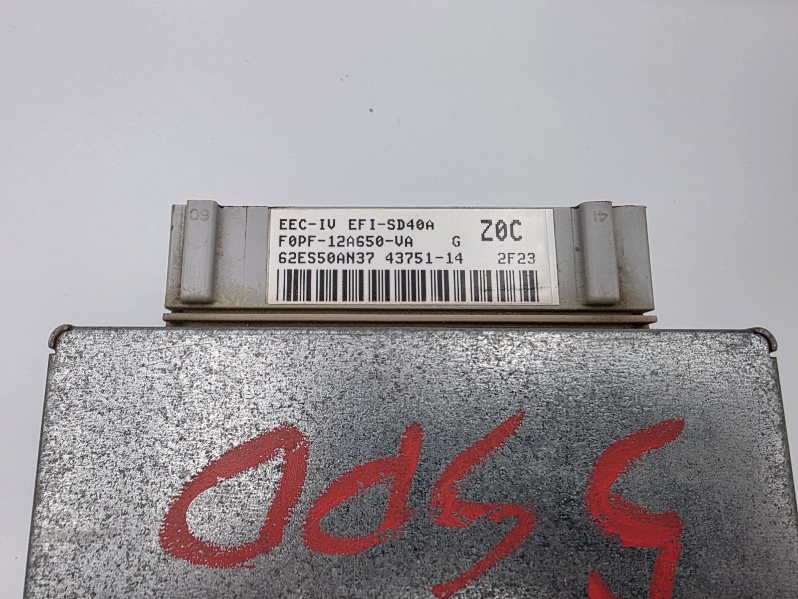 Removed From Running Driving Collision Damaged 1990 F150 F0PF-12A650-VA
