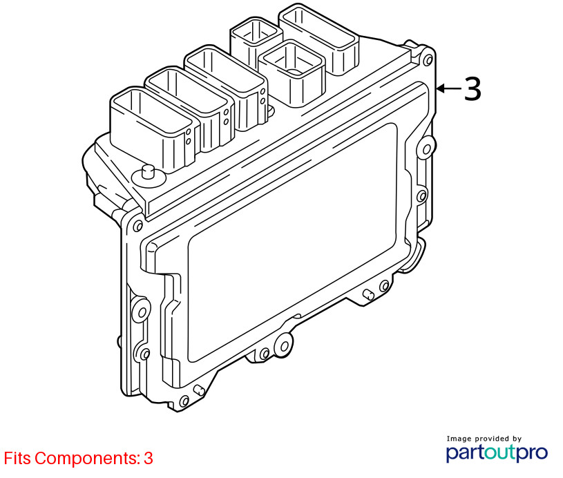 2021 BMW X1 Engine Computer Control Module ECU 3K Miles OE – LKQ332002304