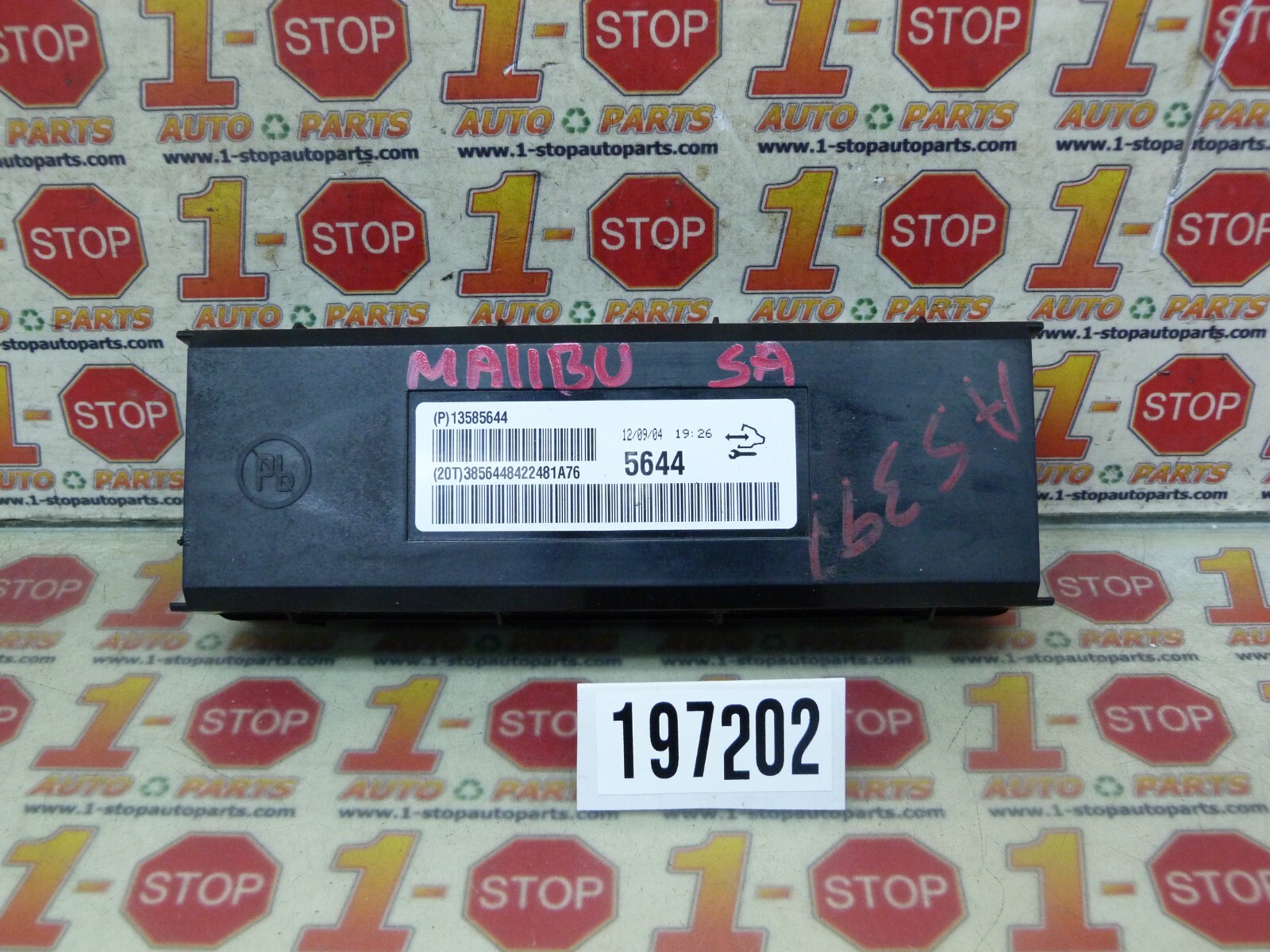 2013 13 CHEVROLET MALIBU AC CLIMATE TEMPERATURE CONTROL MODULE 13585644 OEM