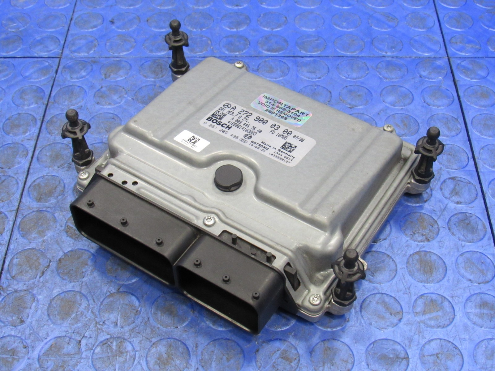 09-11 Mercedes SLK300 ECU ECM PCM Engine Computer UNLOCKED 272 900 03 00 1369
