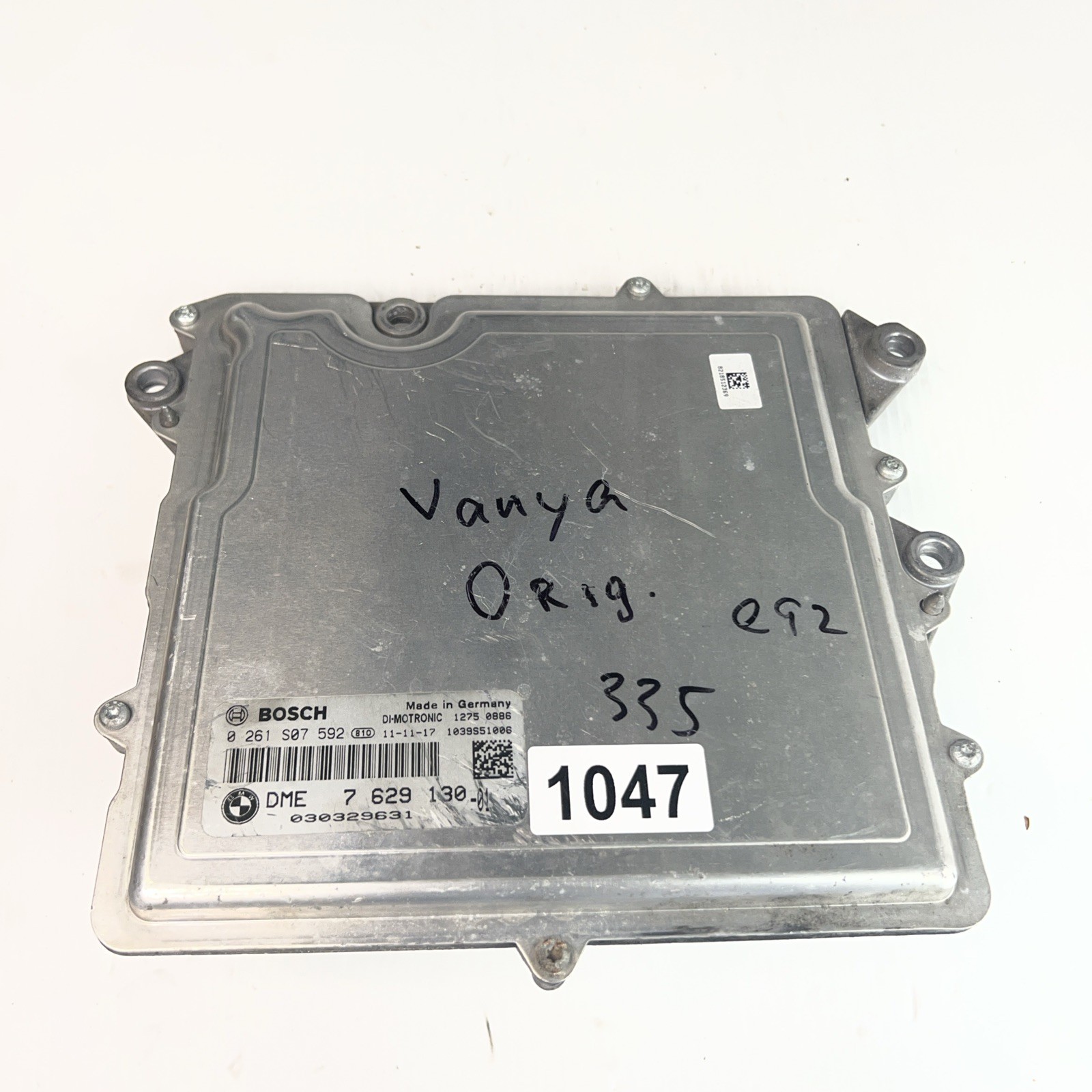 2011-2012 BMW E82/E88/E90/E92 135i 335i N55 DME ECU 7629130 12147629130 OEM