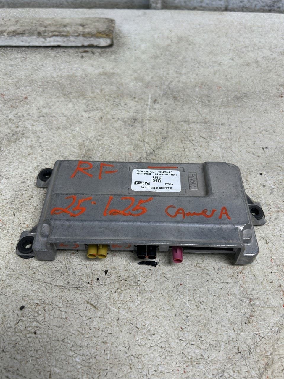 2023 FORD BRNCO RPT CAMERA CONTROL MODULE OEM ID N2DT19H423AD