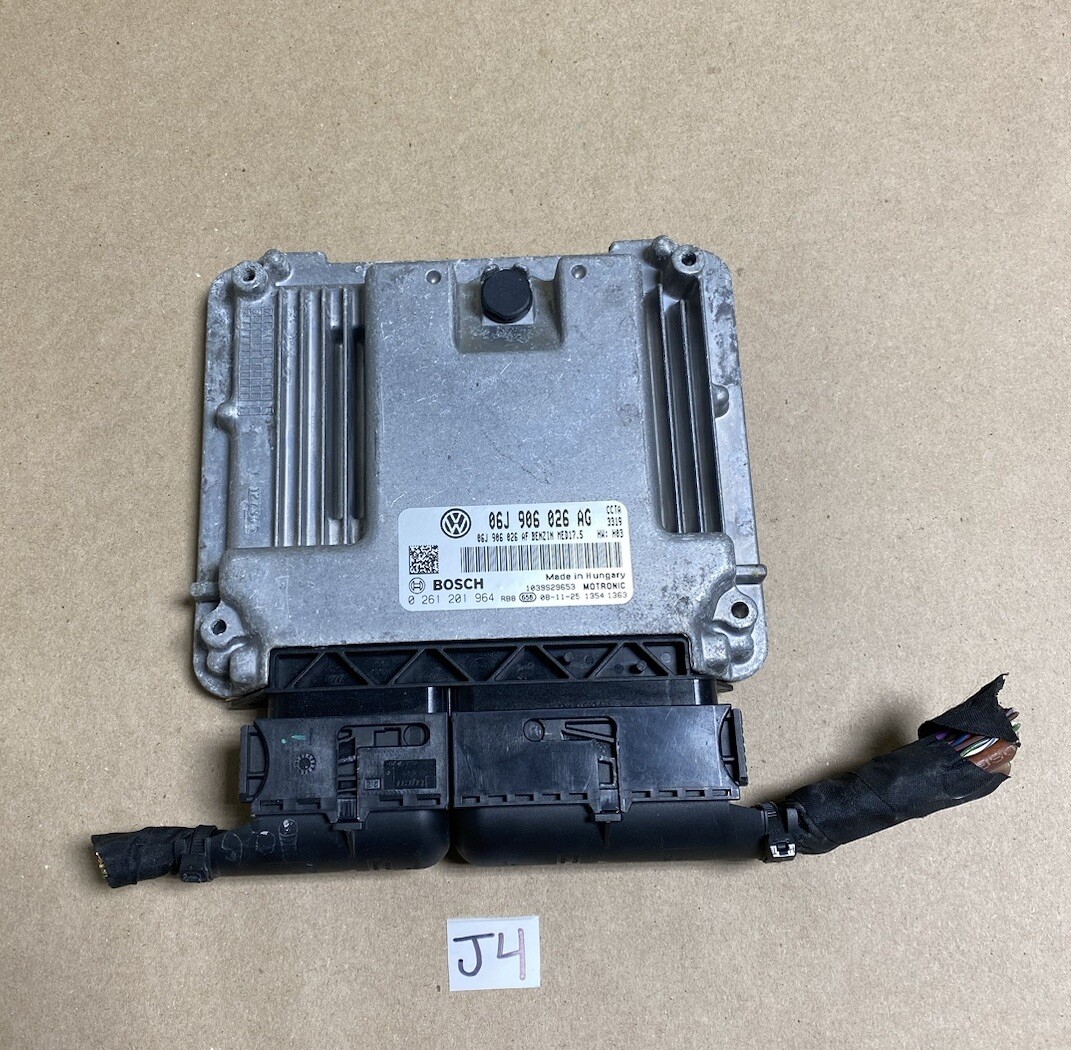 2008 & 2009 Volkswagen CC 2.0L Engine Control Unit Ecu Automatic 06J906026AG J4