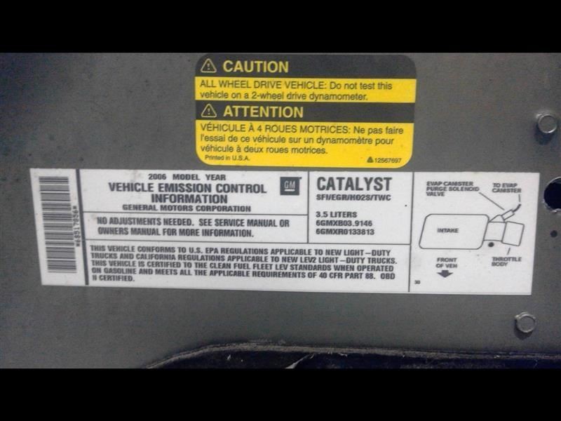 Chassis ECM Body Control BCM Fits 06-07 RENDEZVOUS 152400