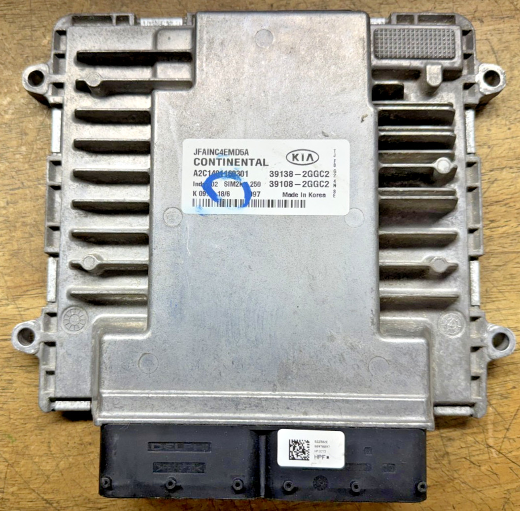2018 Kia ECM Optima PCM Engine Computer Control Module ECU 2.4L 39138-2GGC2 OEM