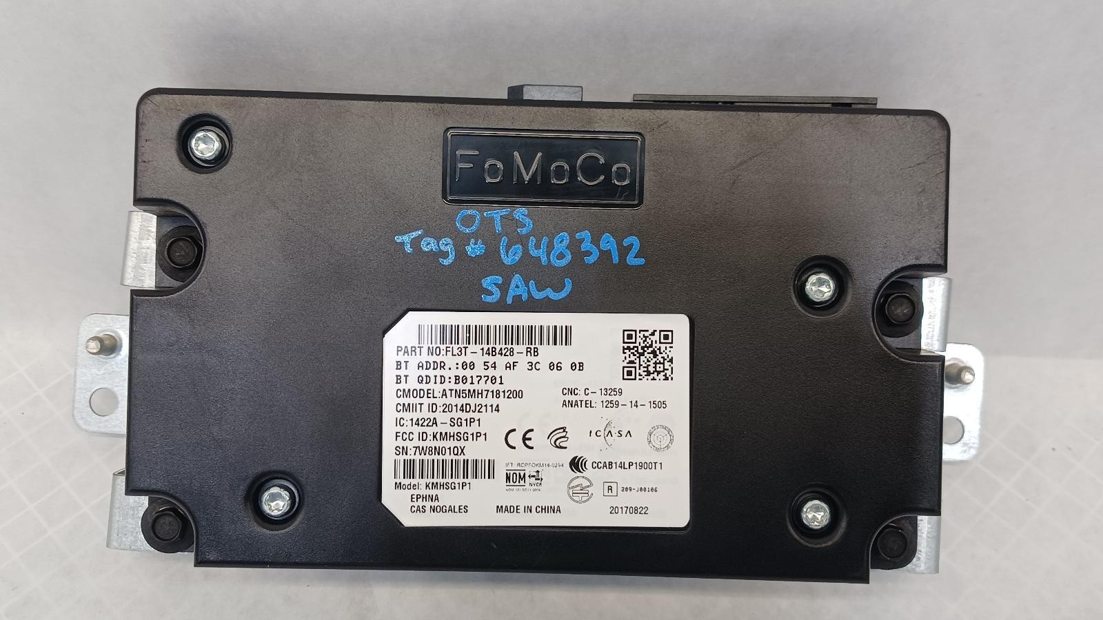 ’16-’18 FORD F250SD F350SD Communication Sync module OEM 1 Year Wnty!