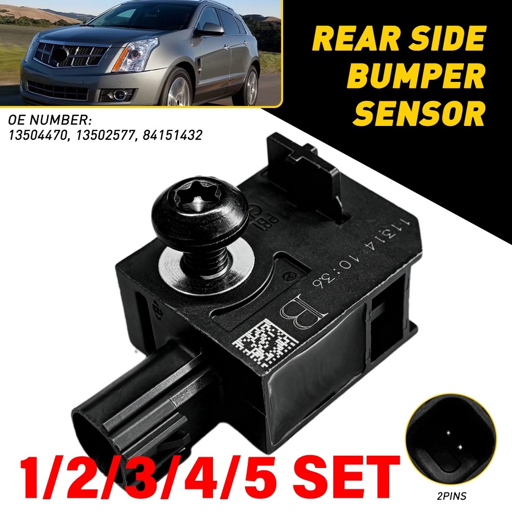 13504470 Rear Side Bumper Sensor For Cadillac Chevrolet Buick GMC 2013-21 1-5SET