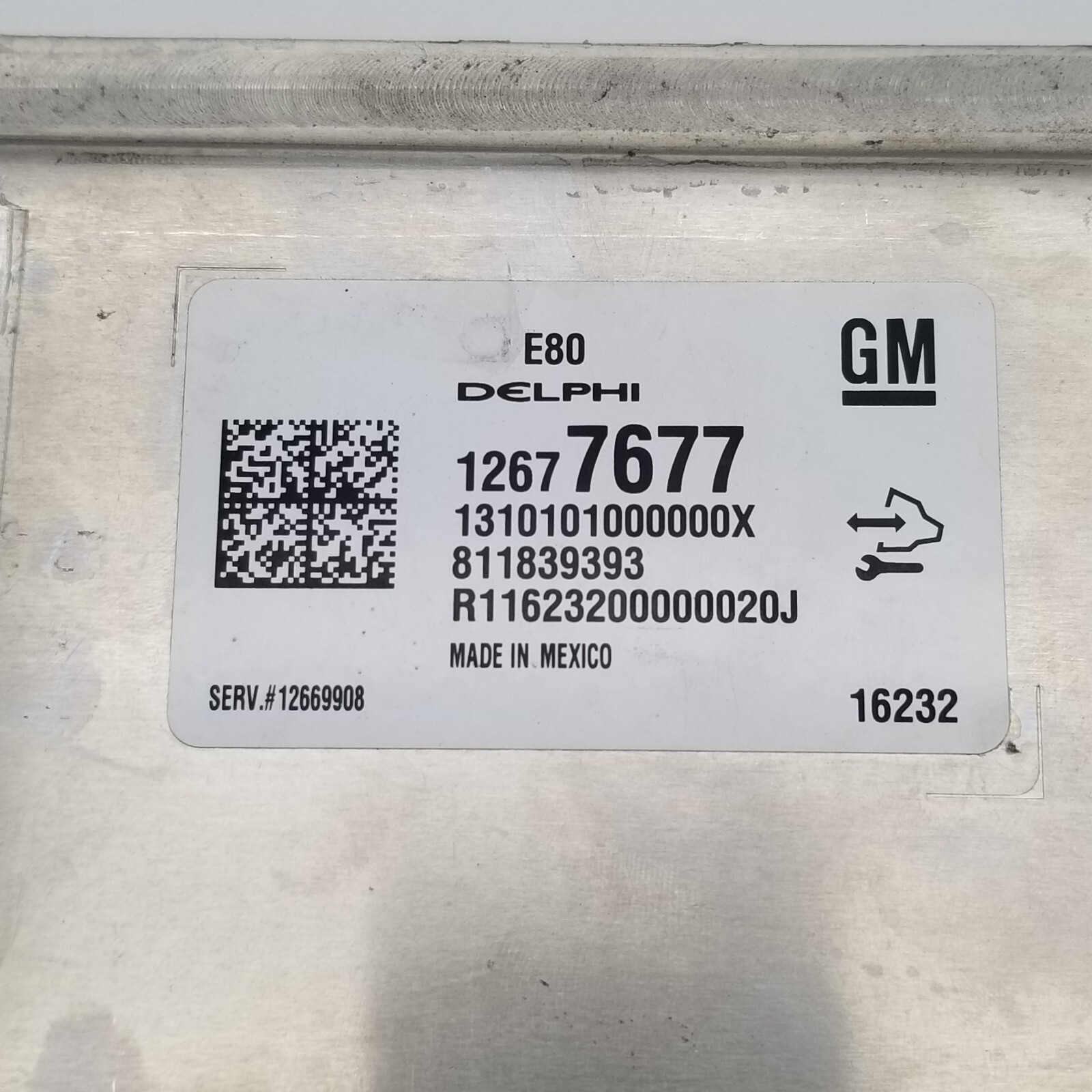 2017 Chevrolet Cruze Engine Computer Control Module Brain OEM 12677677