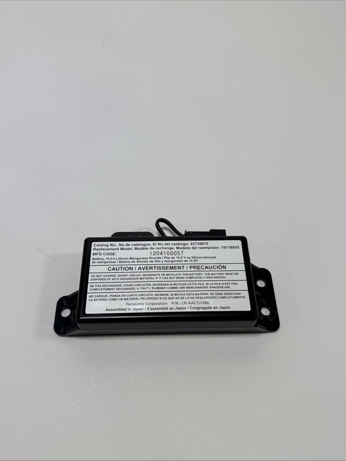2013-2018 Cadillac ATS Backup Battery Computer Control Module 22739970 USED OEM