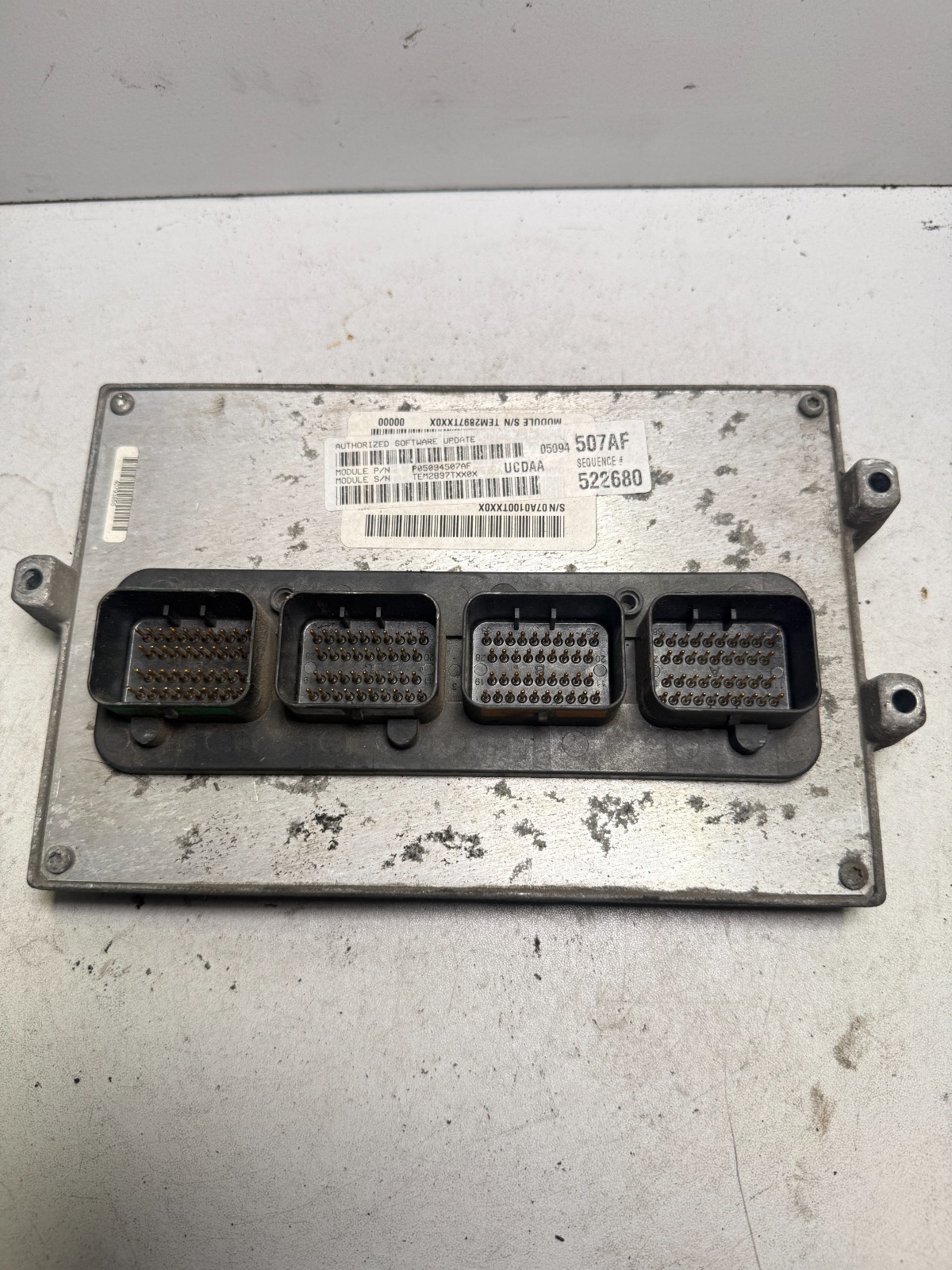 2008 08 Dodge Ram Truck 5.7L AT ECU ECM PCM ENGINE COMPUTER 05094507AF 507