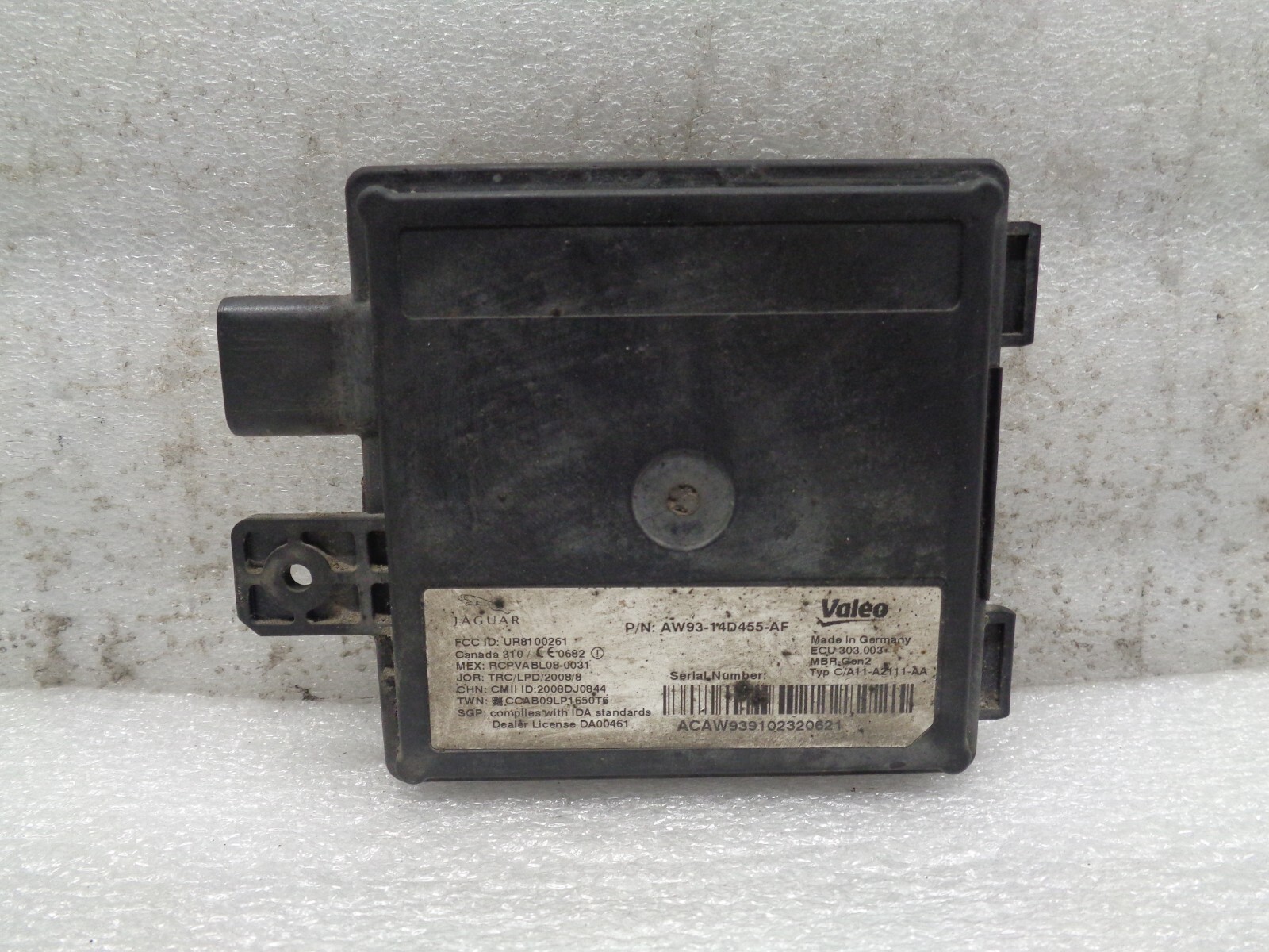10-15 Jaguar XJ XJL Rear Right/Left Blind Spot Alert Control Module OEM AK221273