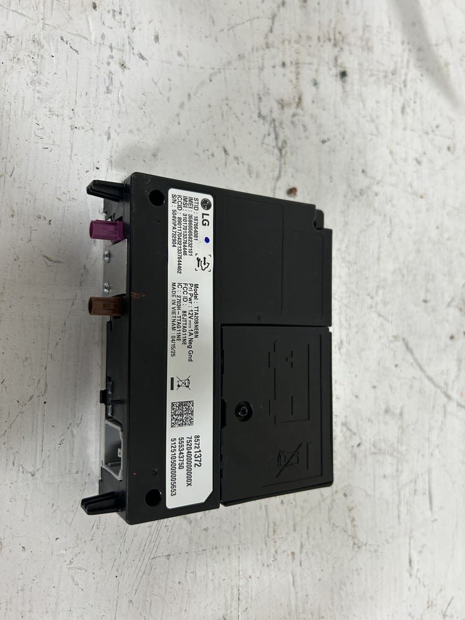 2025 CHEVROLET SILVRDO25 Telematics Control Module OEM Part Number 85721372