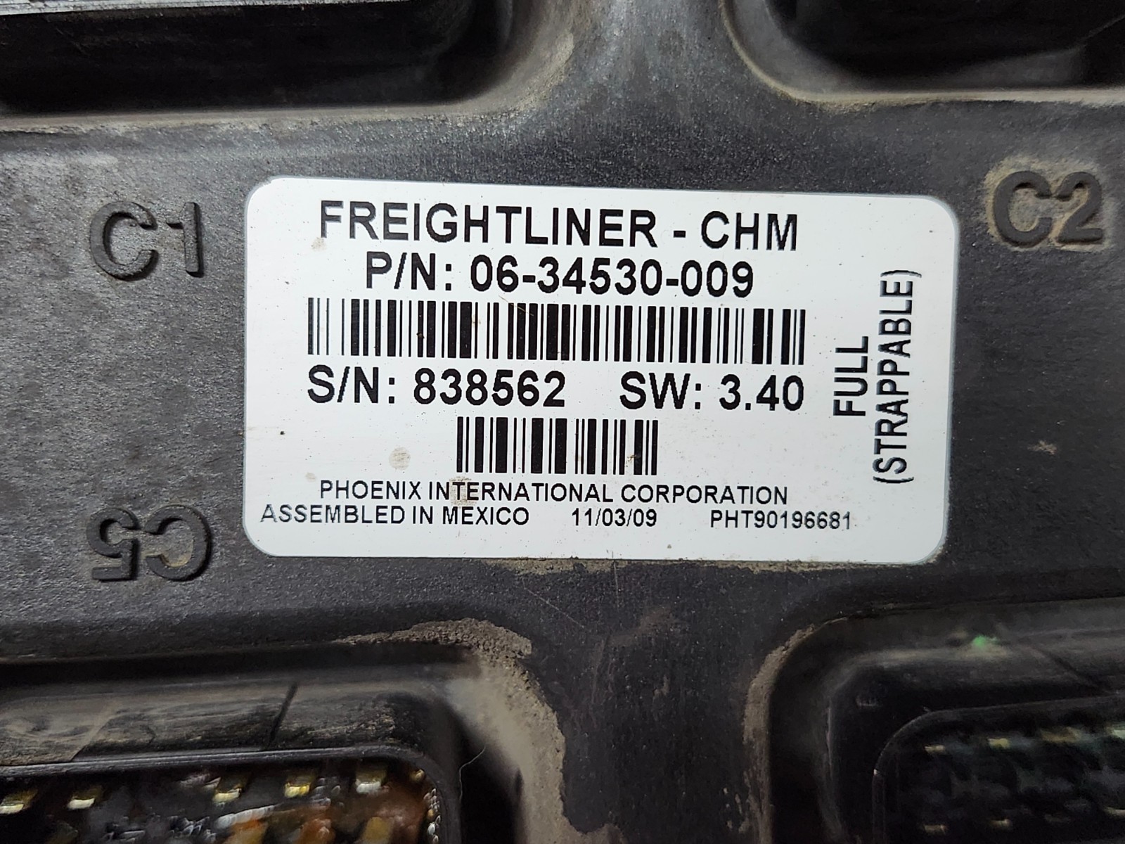 2011 Freightliner B2 Bus Electronic Chassis Control Module CHM OEM 06-34530-009